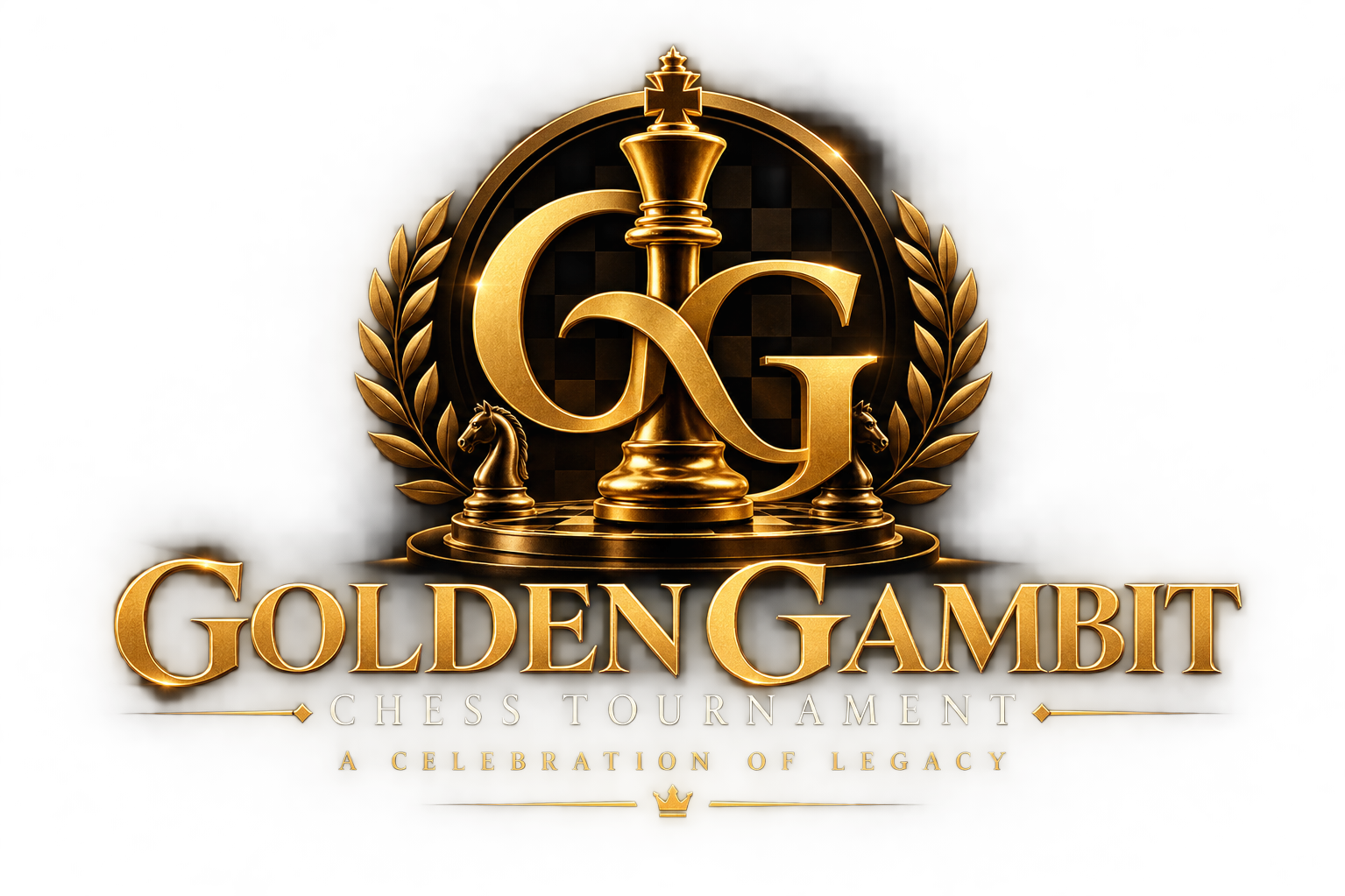 Golden Gambit Chess Logo